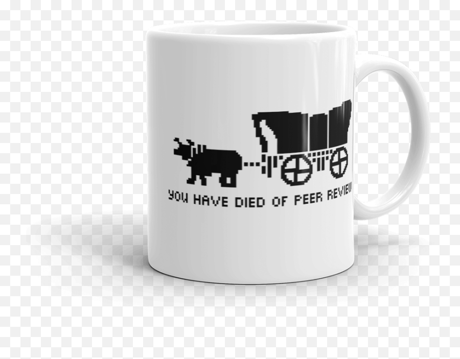 You Have Died Of Peer Review Mug - Coffee Cup Png,You Died Png