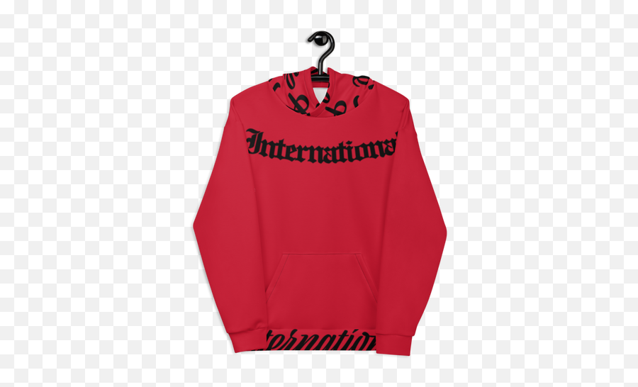 Red International Icon Unisex Hoodie - Hoodie Png,Burberry Icon