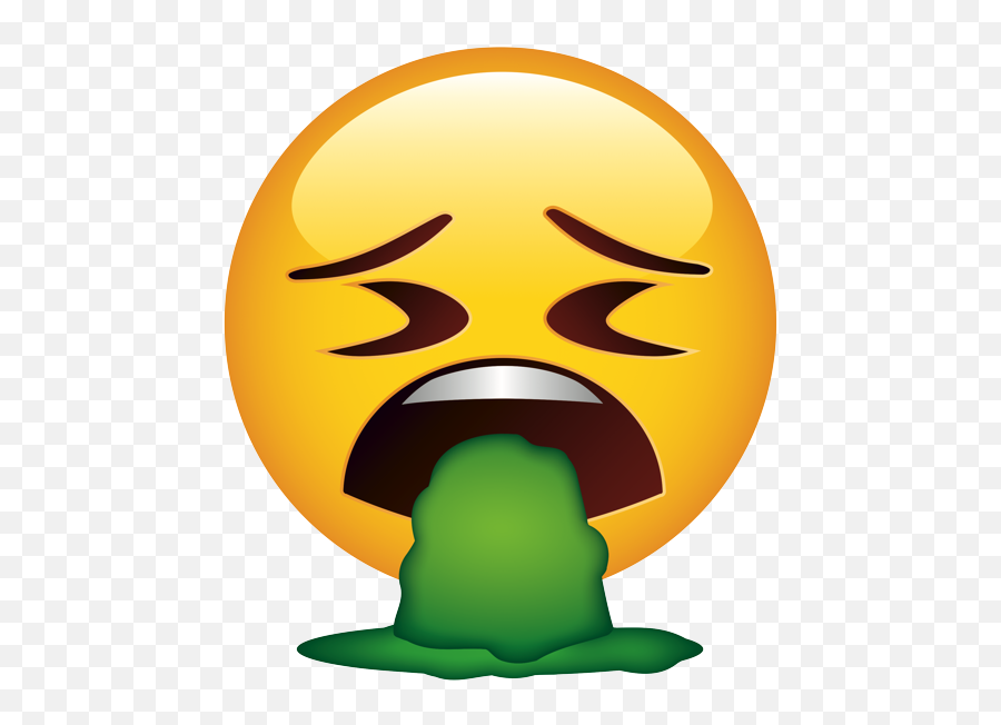 Emoji U2013 The Official Brand Face Vomiting Fitz 0 - U1f92e Apple Iphone 8 Png,Sick Emoji Png