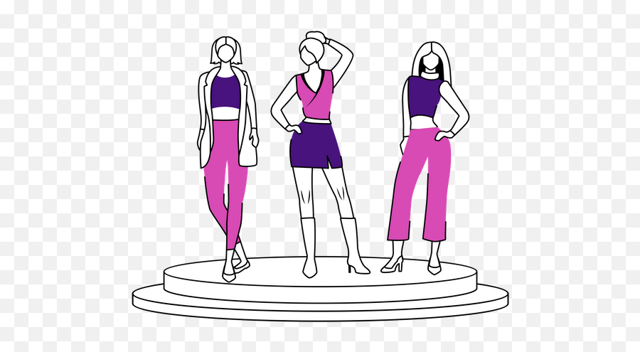 Best Premium Fashion Designer Helps Woman For Dressing Up - Fashion Runway Drawing Png,Fashion Icon Vector Free Download