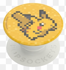 Pixel Pikachu Popgrip Popsockets Official - Art Top Down png