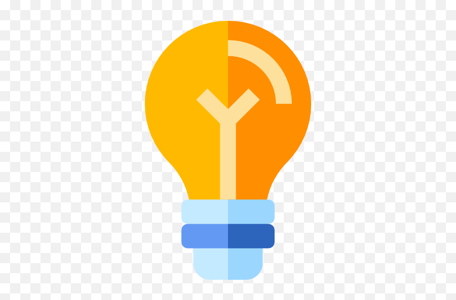 Light Bulb - Free Technology Icons Png,Orange Light Bulb Icon