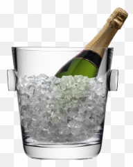 Champagne Transparent Png File Web Icons - In Ice Bucket