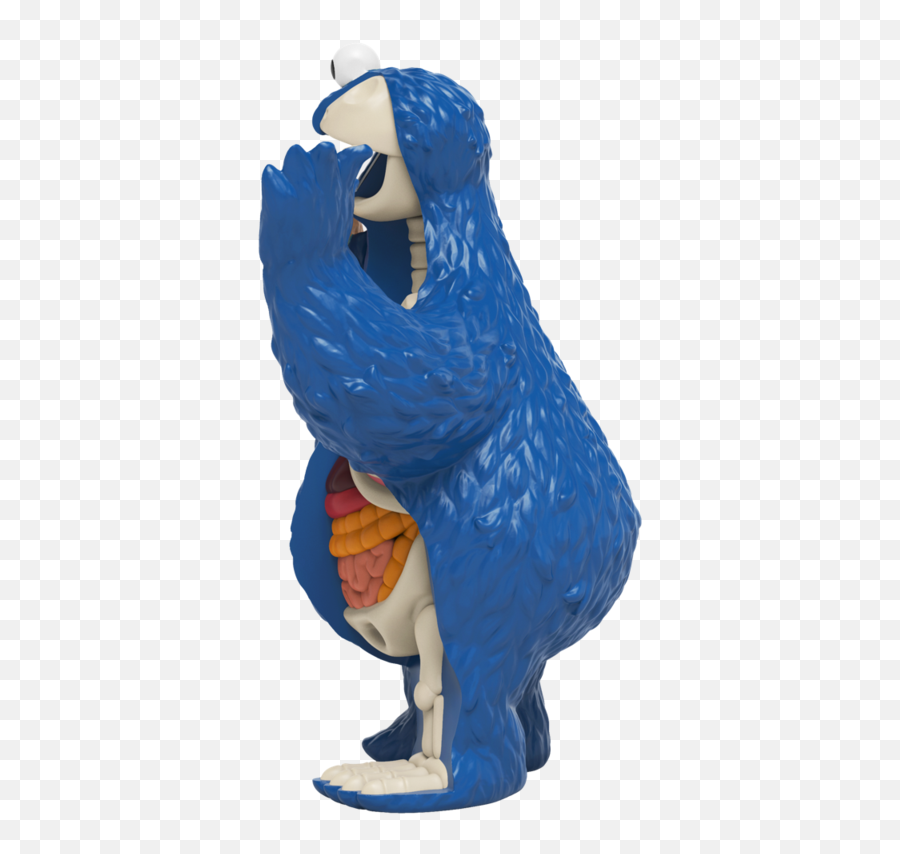 Cookie Monster - Mighty Jaxx X Ray Cookie Monster Png,Cookie Monster Png