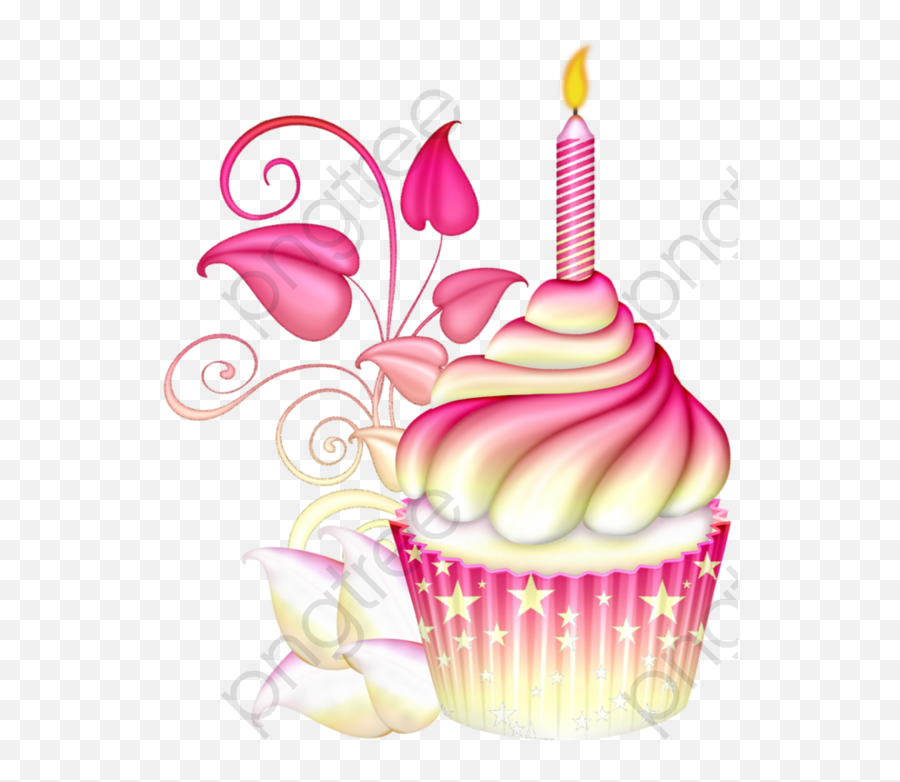 Birthday Cake Cartoon Png - Birthday Clipart Cartoon Pink Birthday Cake Png,Birthday Cake Clipart Transparent Background
