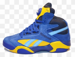 Reebok Basketball Shoes Transparent - Blue Sneakers Background png