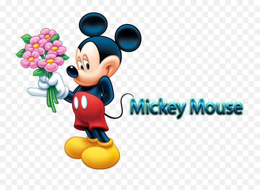 Mickey Mouse Png Download - Mickey Mouse Flowers,Mickey Mouse Png Images