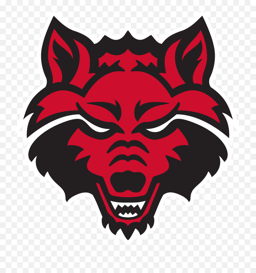 Library Of Wolves Basketball Png Black And White - Arkansas State University,Wolves Png