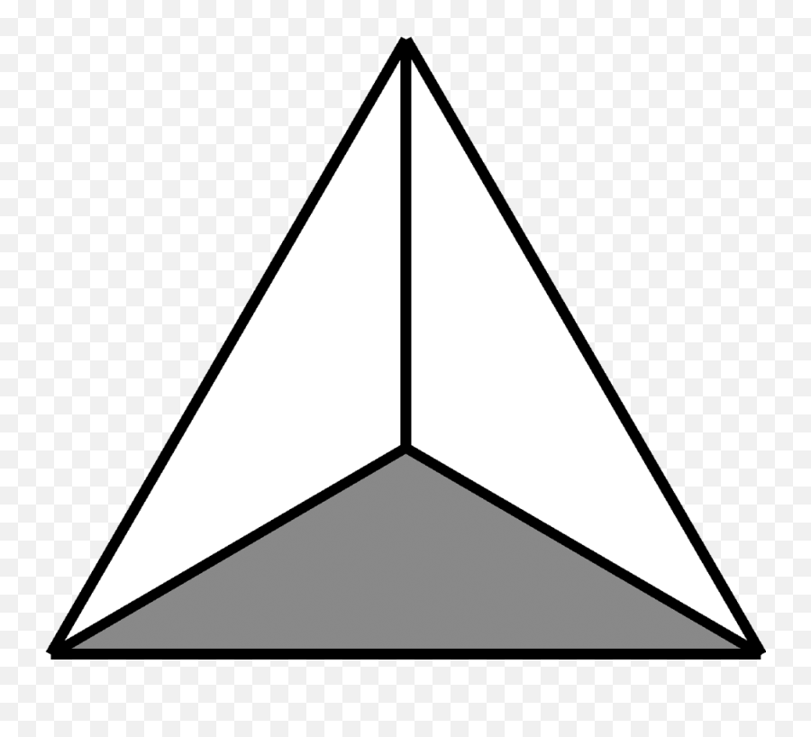 Triangular Clipart 2d Shape Transparent - Two Dimensional Triangle Png,Triangle Shape Png