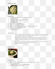 Doc Classic Potato Salad Clarisse Yls - Academiaedu Ramen Png,Potato Salad Png