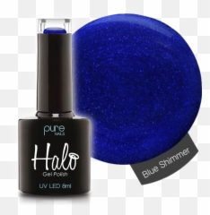 Blue Shimmer 8ml - Halo Gelpolish Out Of The Blue 8 Ml Png,Shimmer Png