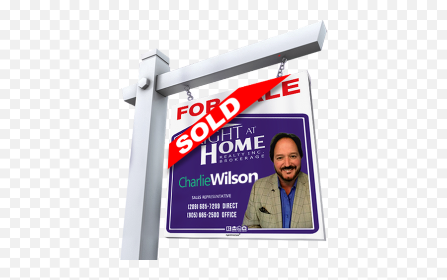 Selling Your Home Charlie Wilson - Right At Home Realty Png,For Sale Sign Png
