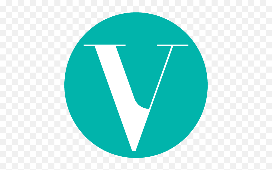 V Design Creative - Circle Png,V Logo