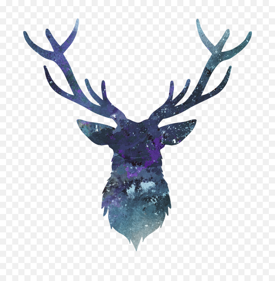 Download Deer Antler Head Horn Hipster Ftestickers - Antler Scalable Vector Graphics Png,Deer Antlers Png