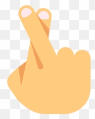 Fingers Crossed Icon - Clip Art Png,Fingers Crossed Png