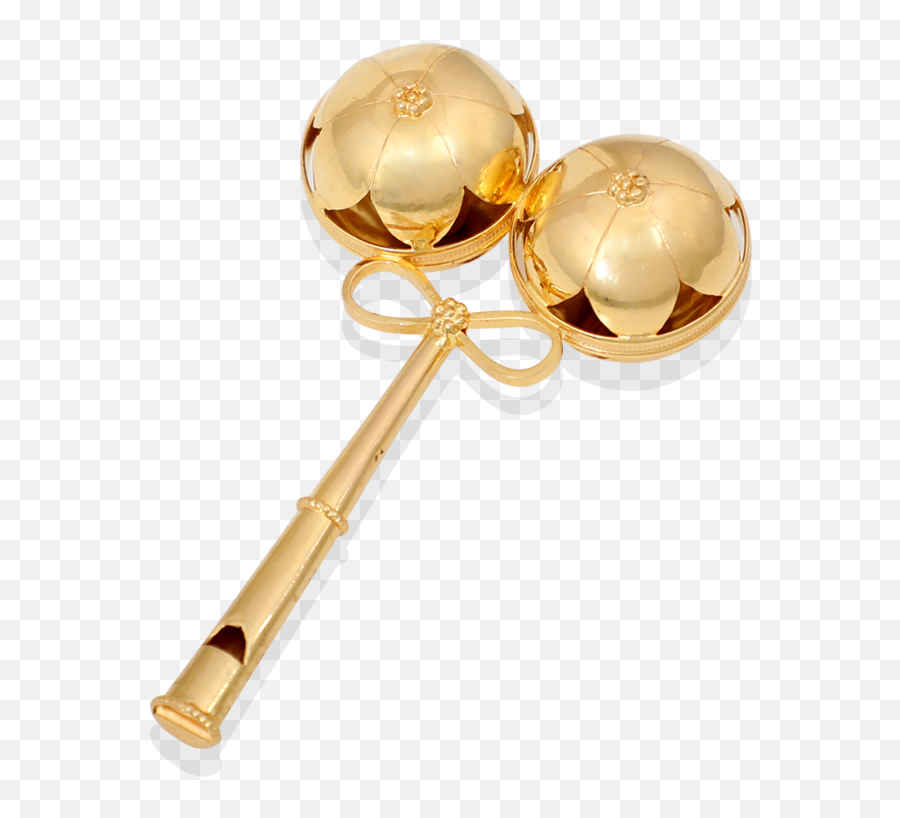 Gold Baby Rattle Png Image - Sphere,Rattle Png