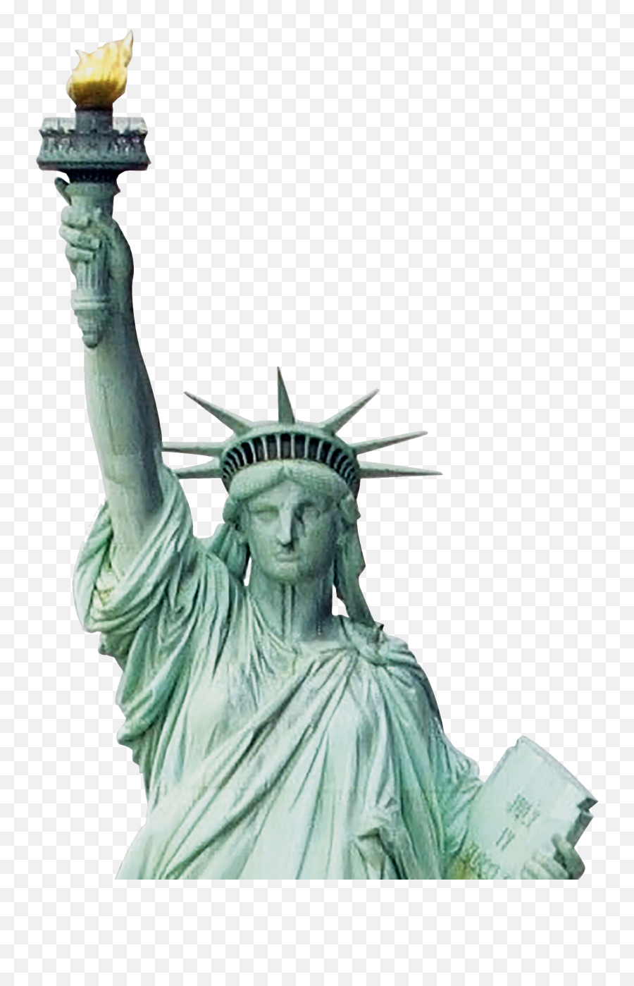 Statue - Oflibertytransparentbackgroundshaved New York Statue Of Liberty Png,Transparent Backround