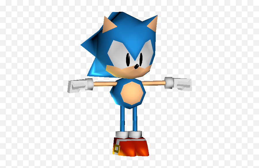 Sonic Running Png - Sonic T Pose Png,Sonic Running Png