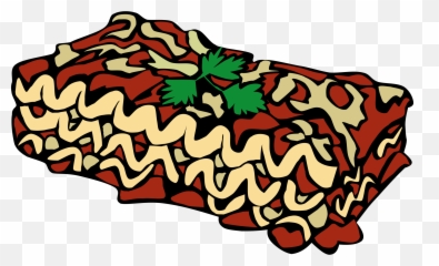 Lasagna Png Clip Arts For Web - Lasagna Clipart Black And White,Lasagna Png
