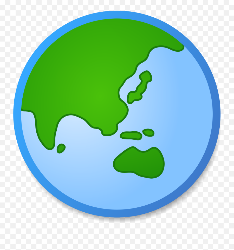 Ambox Globe Asia Australia - Earth Png,Globe Emoji Png