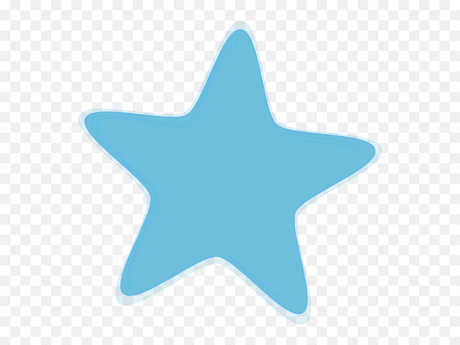 Turquoise Star Clip Art - Vector Clip Art Star Png Blue Clipart,Blue Stars Png