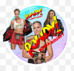 Ronda Rousey - Sticker By Lenaelajimiteixeira Tartan Png,Ronda Rousey Png
