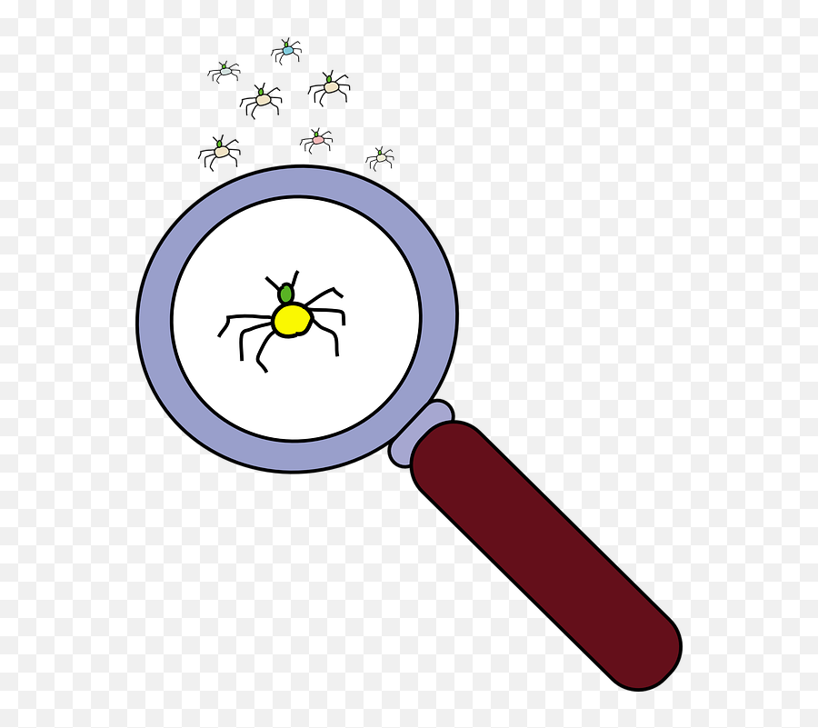 Magnifying Glass Clipart Png - Lens Bug Free Vector Graphic Investigate Clip Art,Magnifying Glass Clipart Png