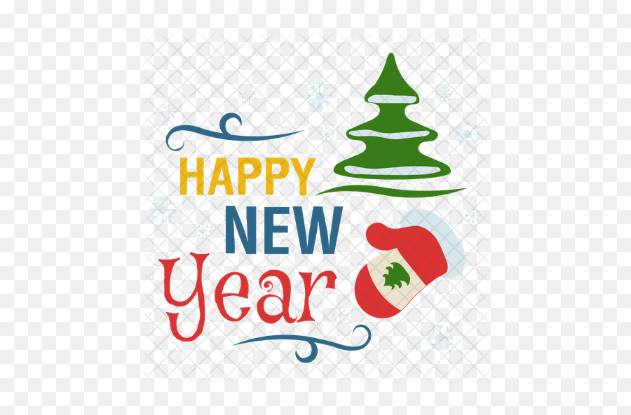 Happy New Year Icon - Clip Art Png,Happy New Year Png