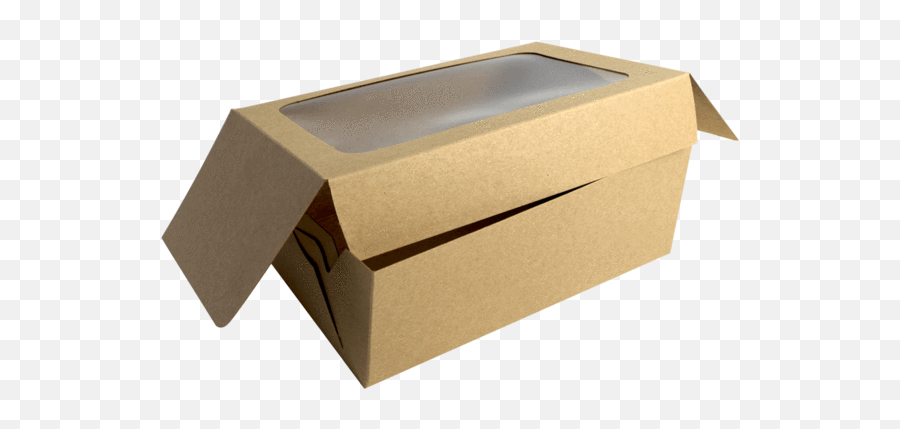 Cardboard Box With Clear Window - Caixa De Papel Para Laços Png,Cardboard Box Transparent