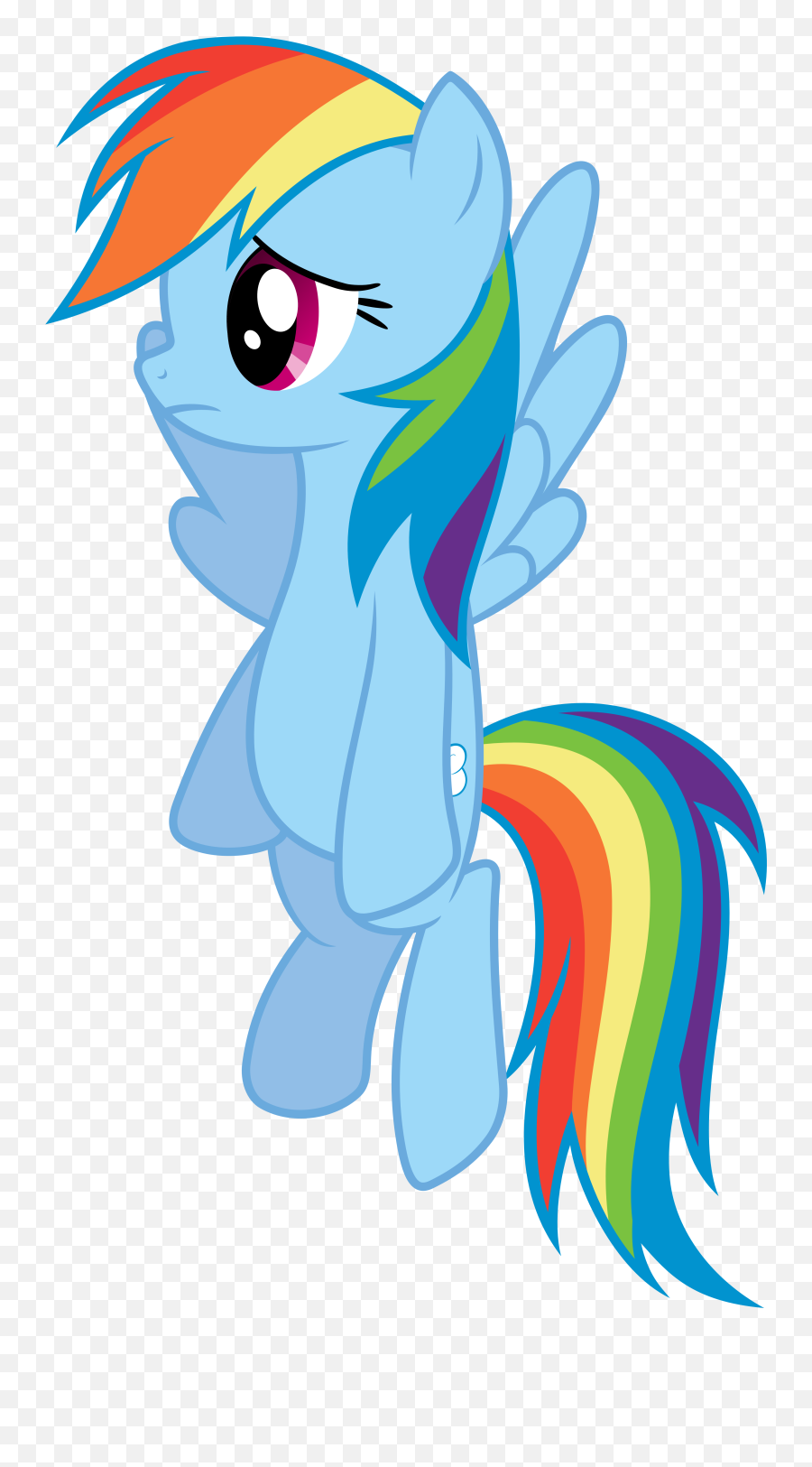 Download Hd Rainbow Dash Sad - Mlp Rainbow Dash Vector Friendship Is Magic Rainbow Dash Png,Rainbow Dash Png