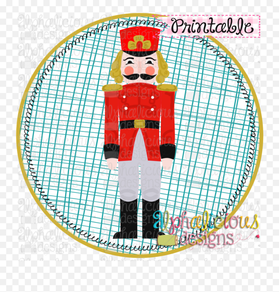 Nutcracker 2 In Circle - Printable Nutcracker Circle Png,Nutcracker Png