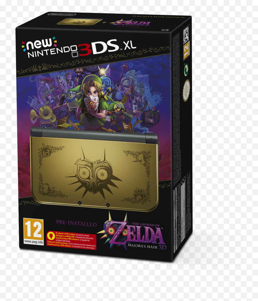 Buy New Nintendo 3ds Xl Console - Majorau0027s Mask Edition Zelda 3ds Mask Edition Png,Majora's Mask Png