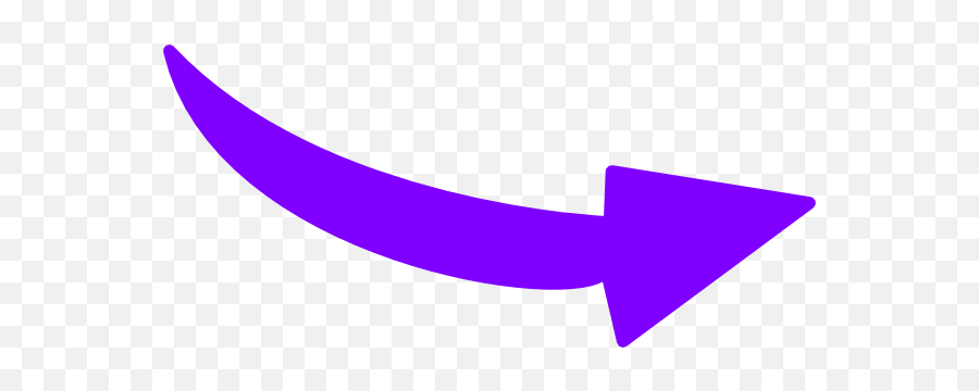 Download Hd Purple Curvy Arrow Clip Art - Curved Purple Curved Arrow Png,Curved Arrows Png