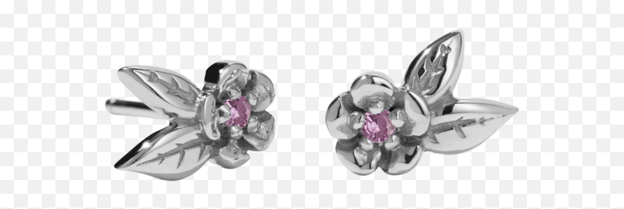 Alba Stud Earrings Stone Set - Earring Png,Diamond Earrings Png