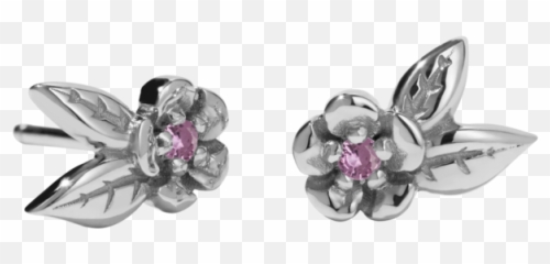 Alba Stud Earrings Stone Set - Earring Png,Diamond Earrings Png