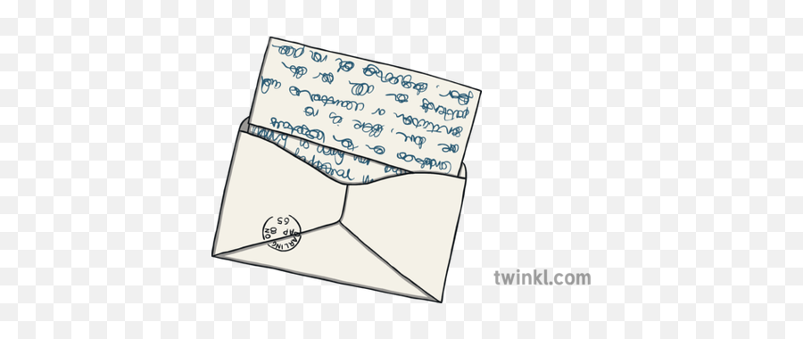 Letter And Envelope Illustration - Twinkl Dot Png,Envelope Png