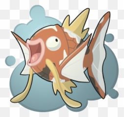 Been Playing A Bunch Of Magikarp Jump So I Had To - Pokémon Magikarp Symbol Transparent Png,Magikarp Transparent