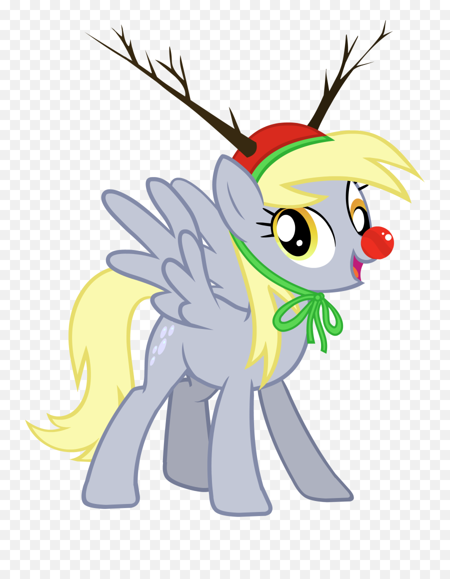 Red Nosed Reindeer - Derpy Hooves Cutie Mark Png,Rudolph The Red Nosed Reindeer Png