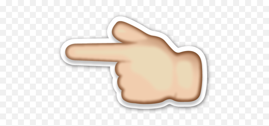 Finger Emoji Png 5 Image - Pointing Finger Emoji Transparent Background,Finger Emoji Png