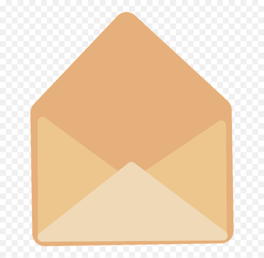 Open Envelope Clipart - Horizontal Png,Open Envelope Png