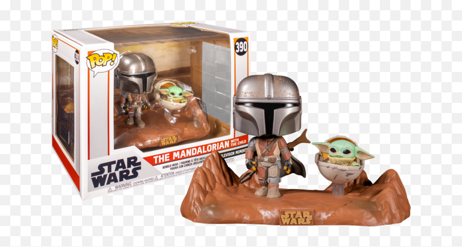 Details About Star Wars The Mandalorian - Mandalorian U0026 Child Movie Moment Pop Vinyl Funko Pop Mandalorian And The Child Png,Mandalorian Png