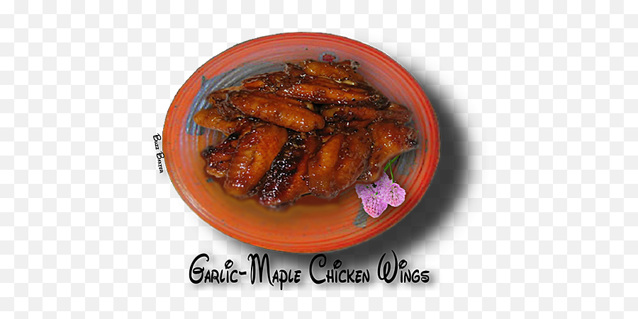 Garlic Maple Chicken Wings - Httpwwwthegutsygourmetnet Kabayaki Png,Chicken Wings Transparent