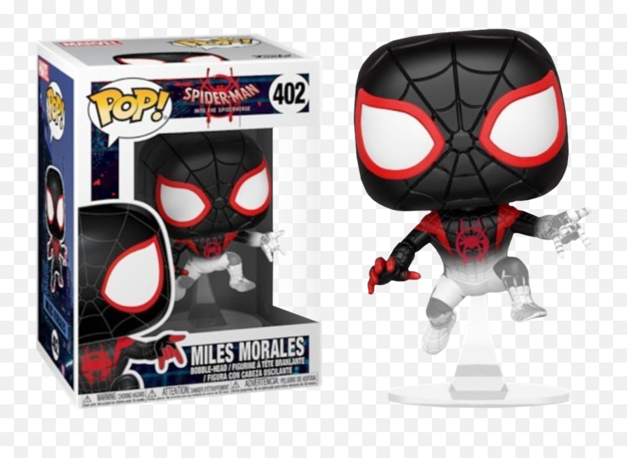 Spider - Man Into The Spiderverse Miles Morales Miles Morales Funko Pop Png,Spiderman Face Png