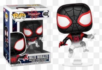 Spider - Man Into The Spiderverse Miles Morales Miles Morales Funko Pop Png,Spiderman Face Png