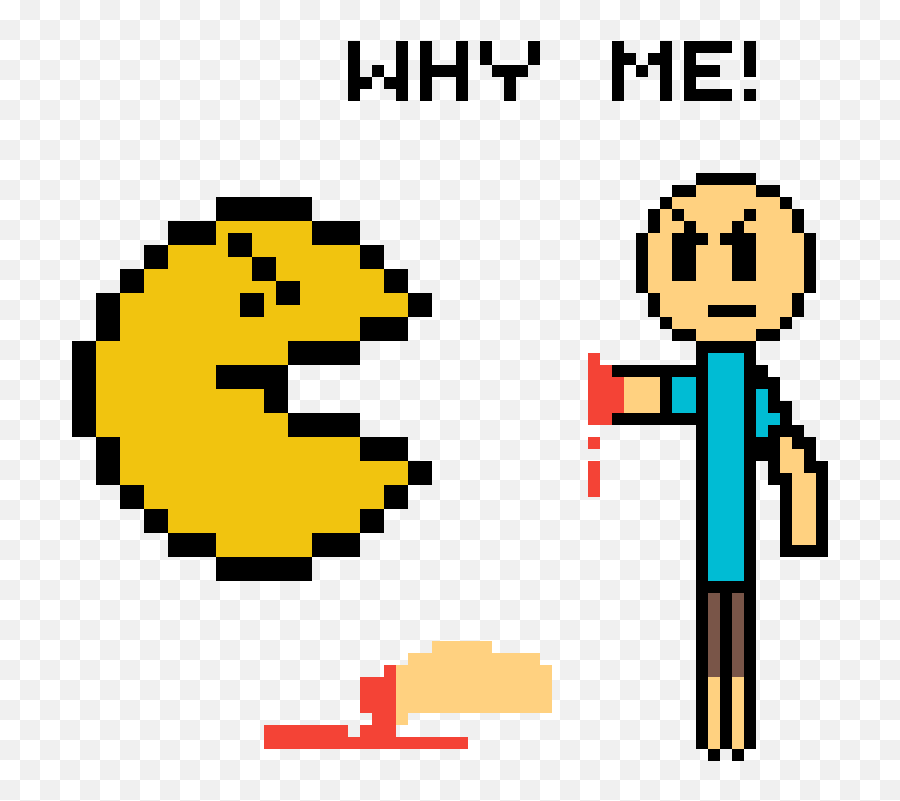 Download Ouch - Pac Man Pixel Art Png Image With No Pac Man Pixel Art,Pac Man Transparent Background