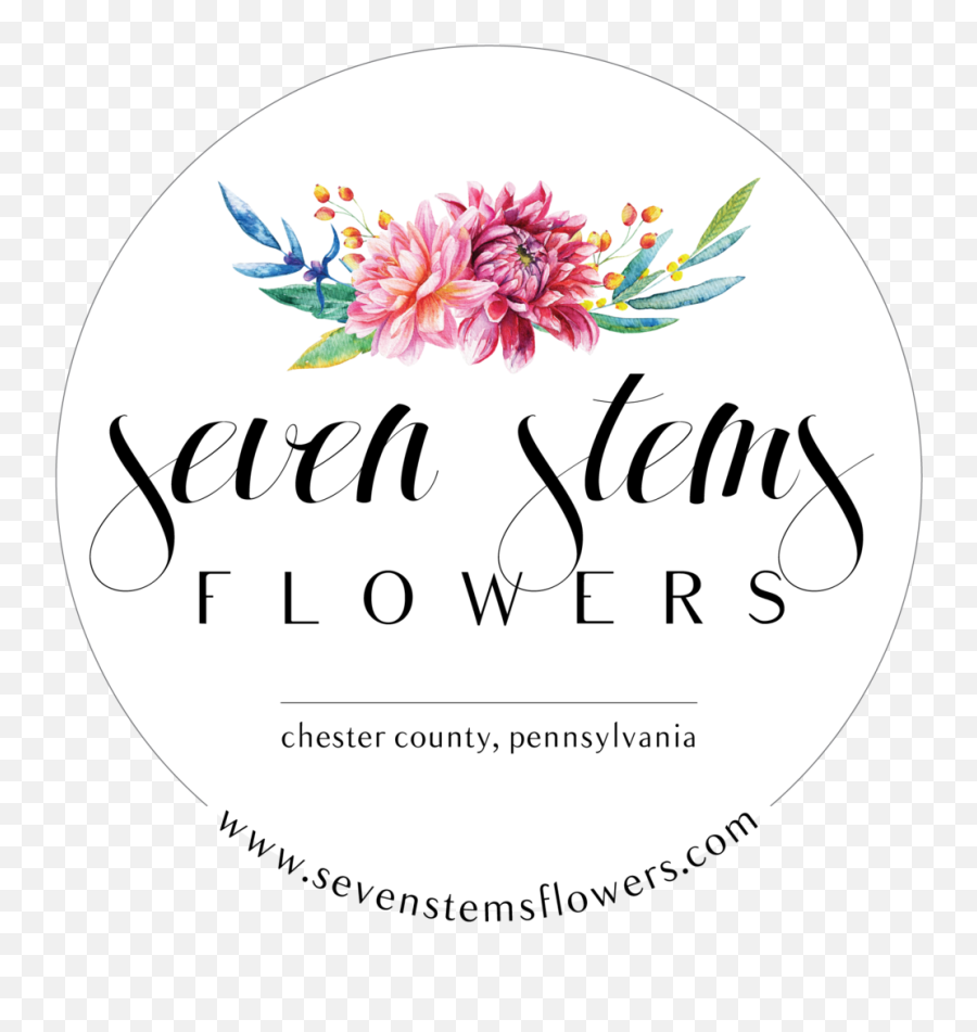 Seven Stems Flowers Png Flower Stem