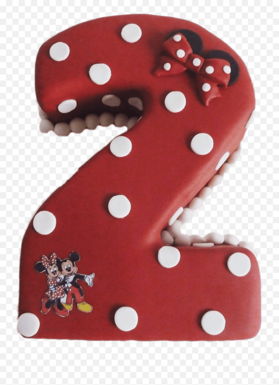 Minnie Mouse Number 2 Cake Transparent - Portable Network Graphics Png,Minnie Mouse Transparent