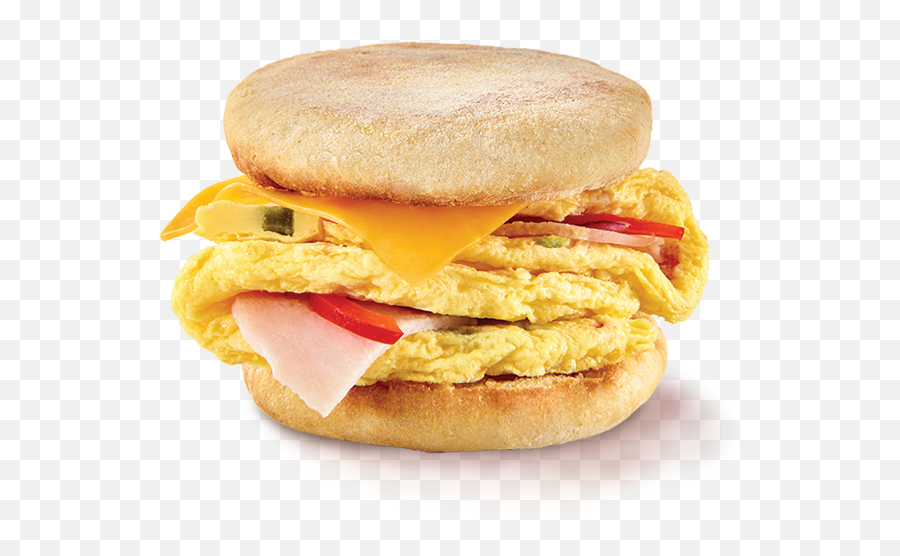 Western English Muffin - Country Style Fast Food Png,Omelette Png