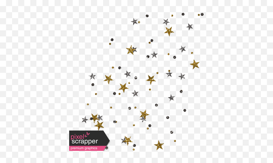 Best Is Yet To Come 2018 - Elegant Scatter Stars And Barstool Logo Png,Glitter Stars Png