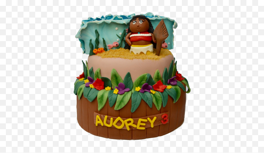 Moana Cake U2013 Sugar Street Boutique - Cake Png,Moana Png Transparent